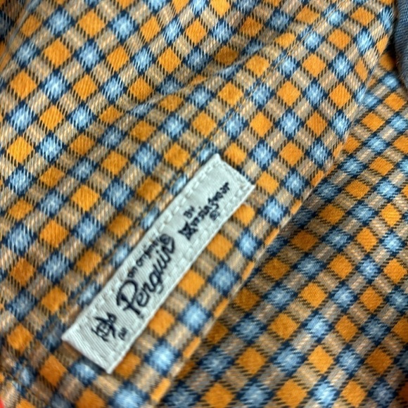 on original penguin by munsingwear Men's plaid shirt 100% cotton size S/P - Picture 15 of 15
